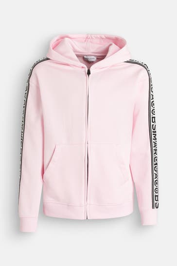 MARC JACOBS Sweatjacke rosa-schwarz