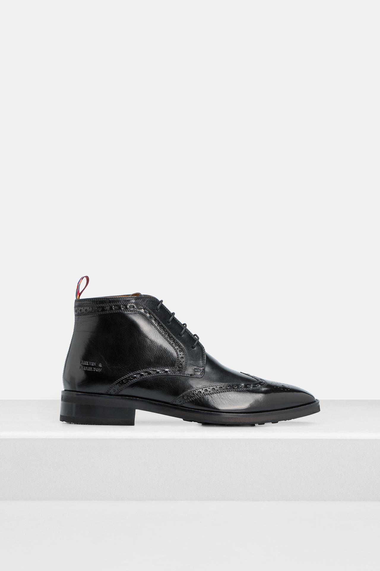 MELVIN & HAMILTON Leder-Boots 'Jeff 7' schwarz, Bild 1