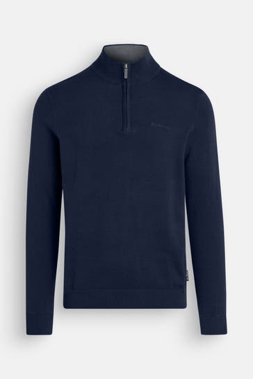 BEN SHERMAN Strick-Troyer navy