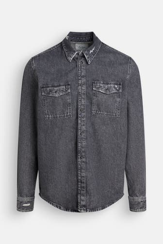 PEPE JEANS Overshirt 'Brooks' dunkelgrau