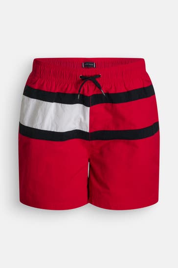 TOMMY HILFIGER Badehose rot