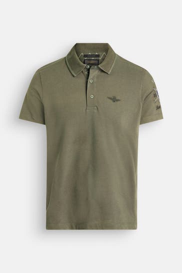 AERONAUTICA MILITARE Polo-Shirt oliv