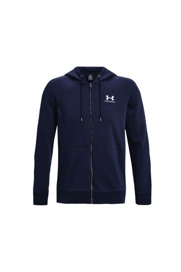UNDER ARMOUR Sweatjacke 'Icon' dunkelblau