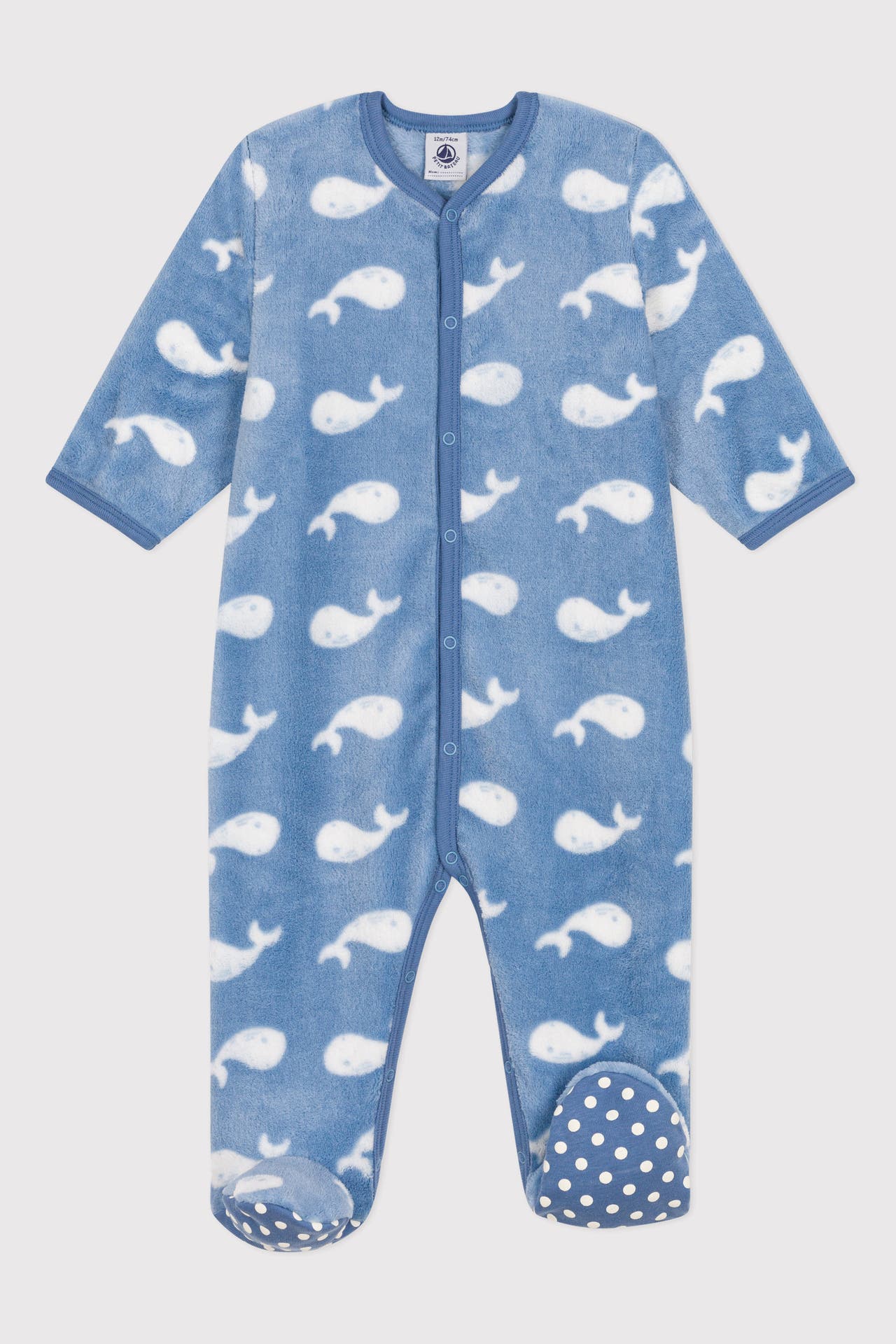 PETIT BATEAU Strampler gemustert, Bild 1