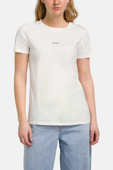 BOSS T-Shirt ecru