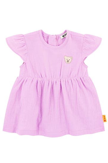 STEIFF Musselin-Kleid helllila