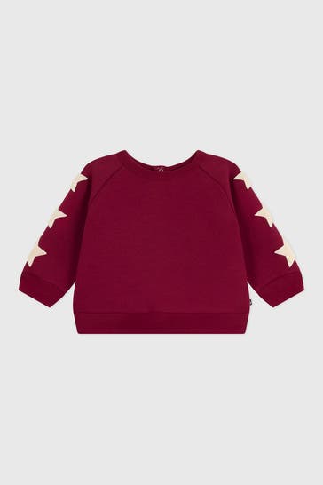 PETIT BATEAU Sweatshirt dunkelrot