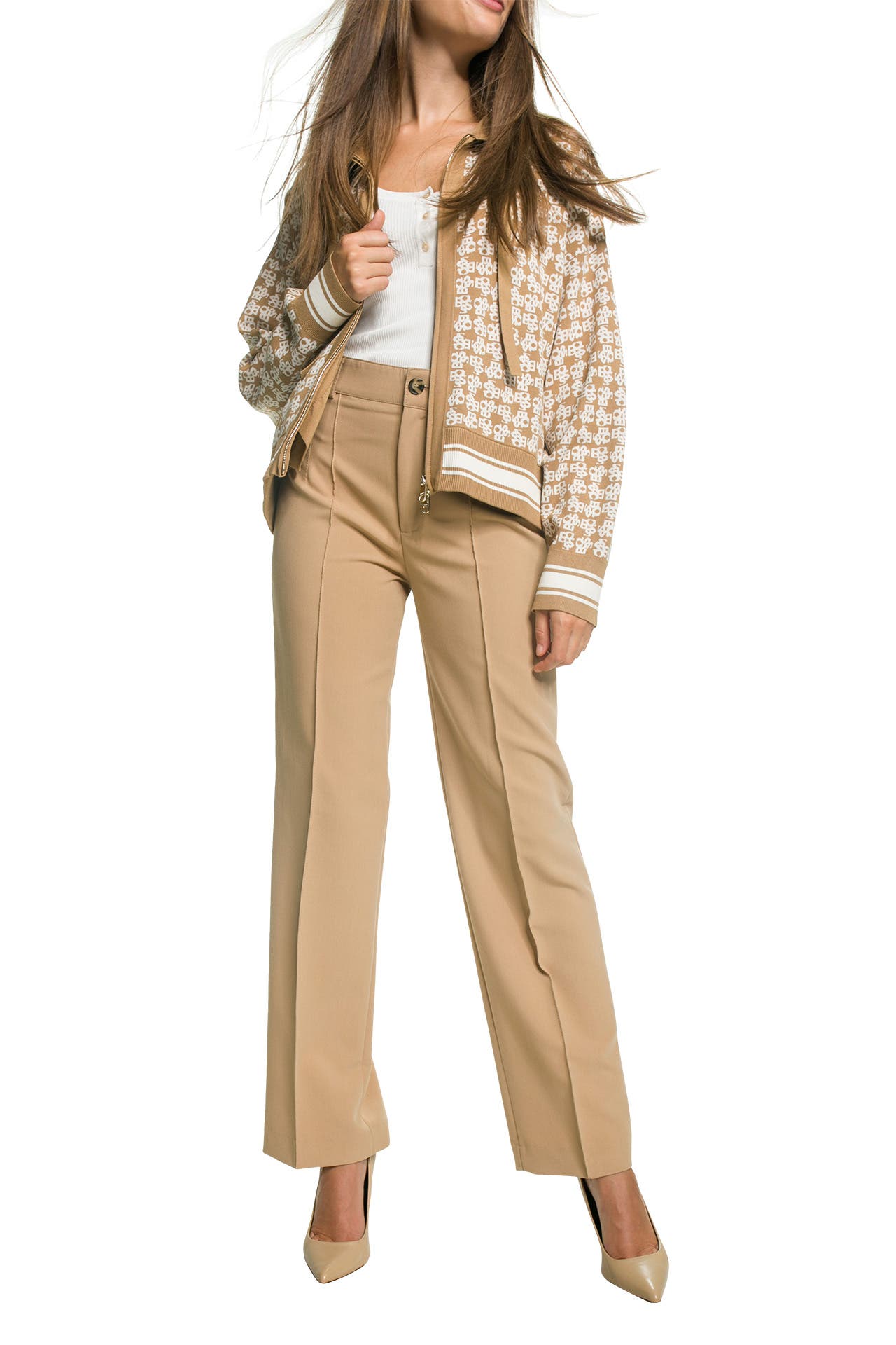 BOSS Strickjacke 'Fantora' gemustert, Bild 1