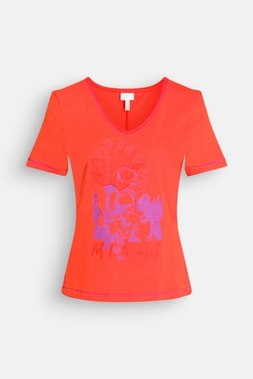 SPORTALM T-Shirt 'Melia' orangerot