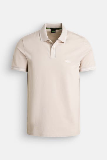 BOSS GREEN Polo-Shirt 'Paule' sand
