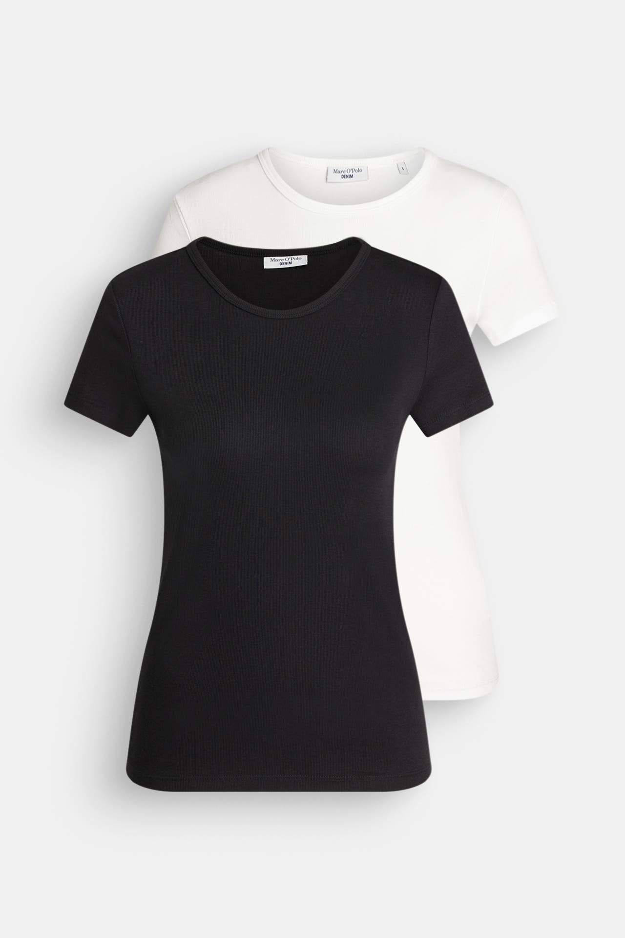 MARC O'POLO DENIM 2er-Pack T-Shirts zweifarbig, Bild 1