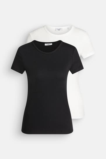 MARC O'POLO DENIM 2er-Pack T-Shirts zweifarbig