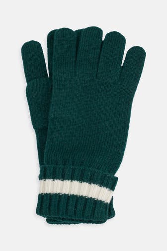LACOSTE Woll-Handschuhe dunkelgrün unisex