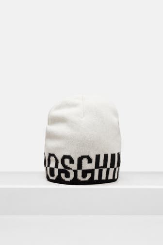 LOVE MOSCHINO Wollmix-Mütze zweifarbig