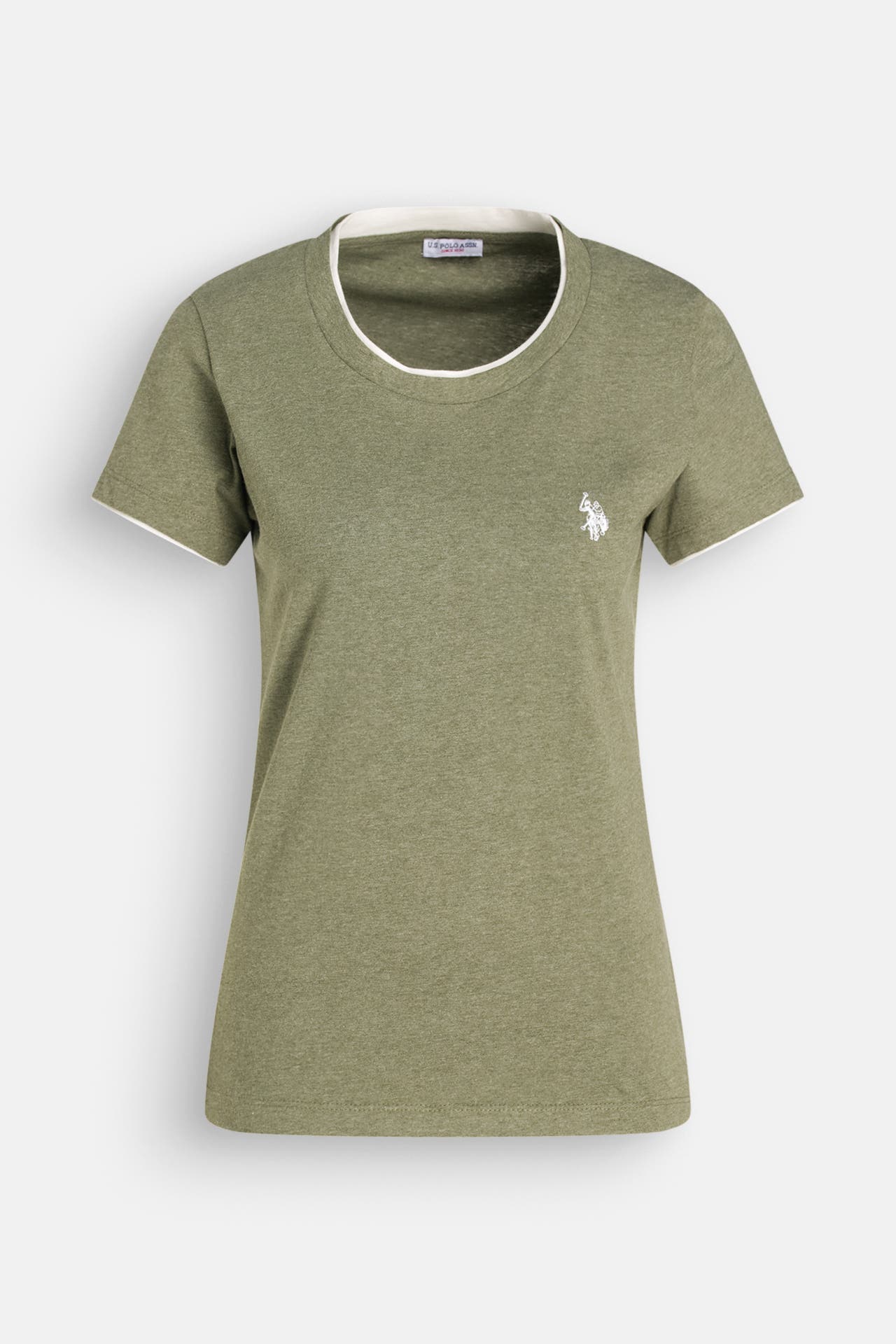 U.S. POLO ASSN. T-Shirt 'Haily' oliv, Bild 1
