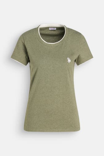U.S. POLO ASSN. T-Shirt 'Haily' oliv