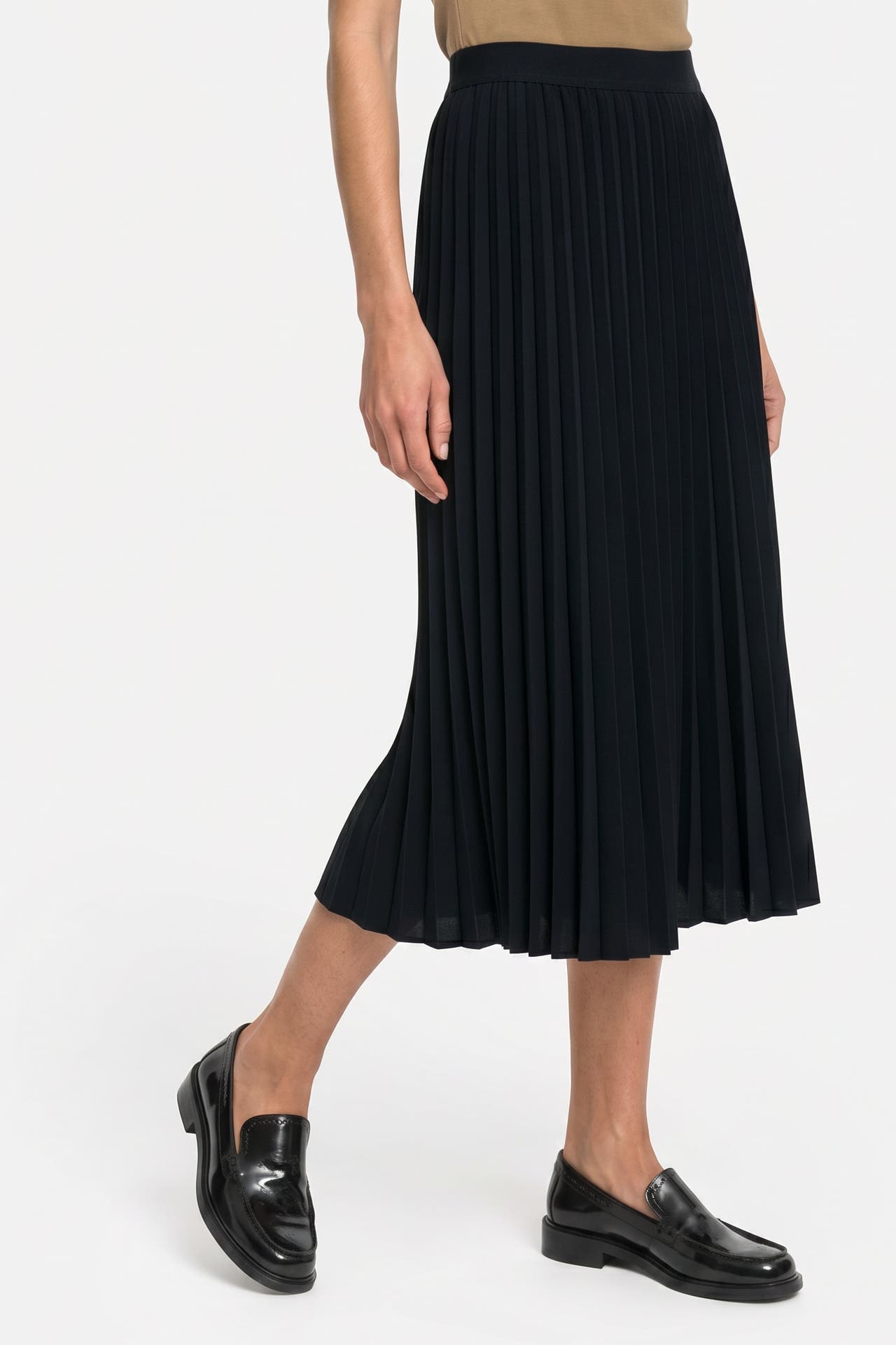 TOMMY HILFIGER Plisseérock 'Fluid Pleat' nachtblau, Bild 1