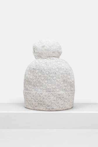 MOOSE KNUCKLES Strickmütze grau gemustert