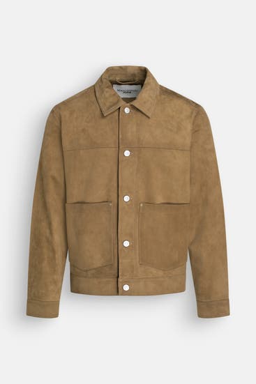 MARC O'POLO DENIM - Wildlederjacke braun