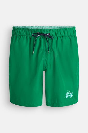 LA MARTINA Badehose grün