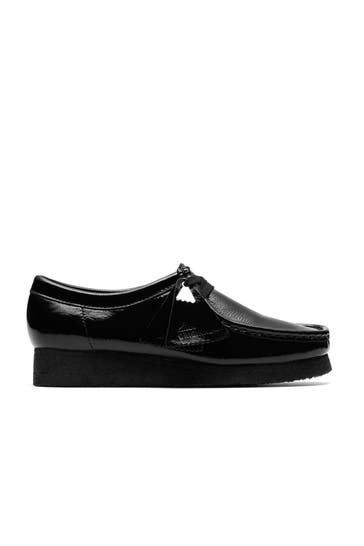 CLARKS Lederschnürer 'Wallabee' schwarz