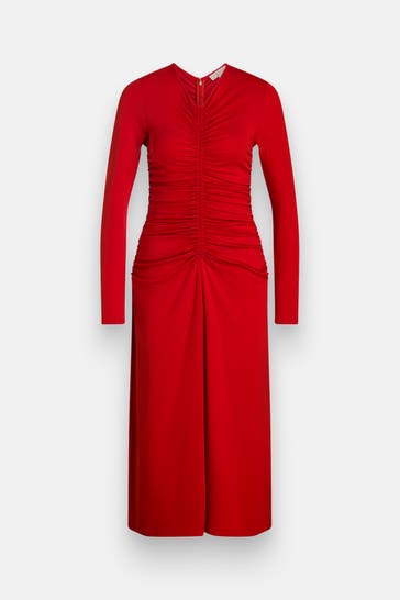 MICHAEL MICHAEL KORS Midikleid rotorange