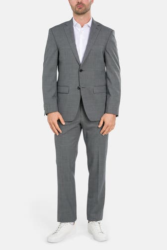 HECHTER Paris Wollmix-Anzug 'Juni' grau