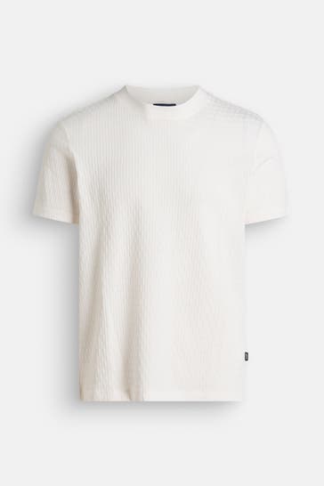 JOOP! Strick-Shirt 'Raulos' weiß