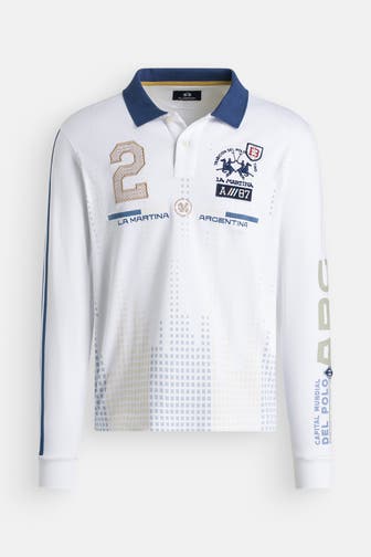 LA MARTINA Langarm-Polo mehrfarbig