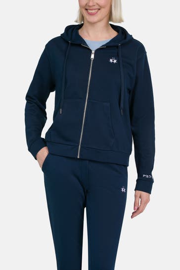 LA MARTINA Sweatjacke dunkelblau