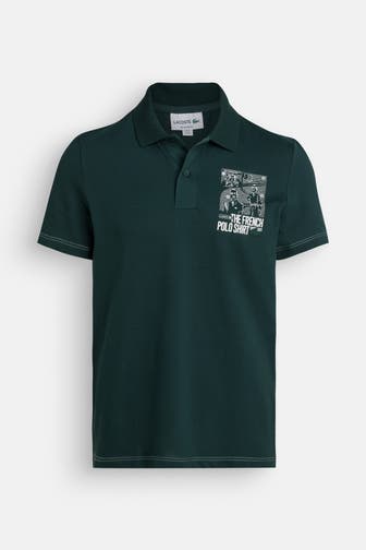 LACOSTE Polo-Shirt waldgrün