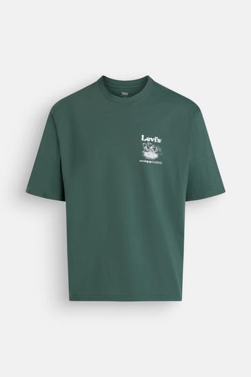LEVI'S® T-Shirt dunkelgrün