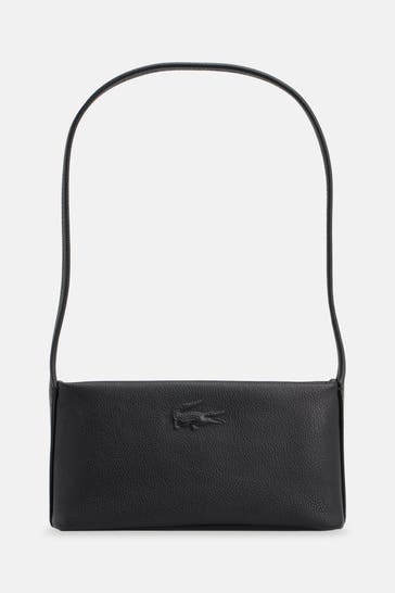 LACOSTE Schultertasche schwarz