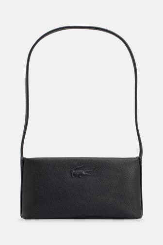 LACOSTE Schultertasche schwarz