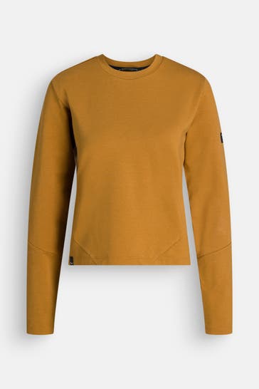 SALEWA Sweatshirt 'Fanes' ocker