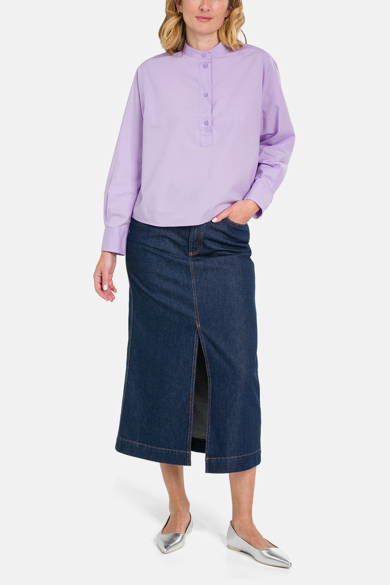 MARC O'POLO DENIM Casual-Bluse lavendel, Bild 1