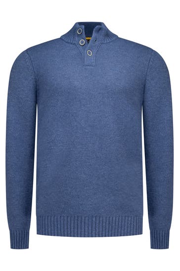 NEW ZEALAND AUCKLAND Wollmix-Troyer blau
