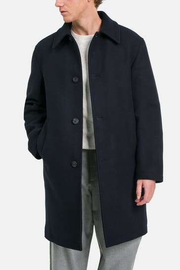 MARC O'POLO Wollmix-Mantel nachtblau