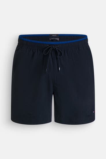 TOMMY HILFIGER - Badeshorts 'Solid' navy