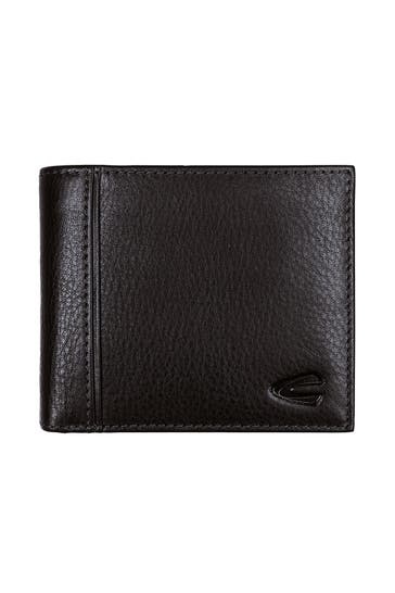 CAMEL ACTIVE Ledergeldbörse 'Pine Jeans' schwarz