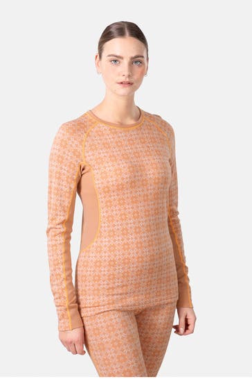 KARI TRAA Baselayer 'Rose Light' gemustert