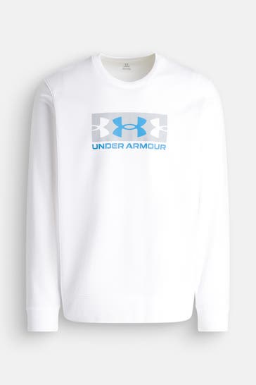 UNDER ARMOUR Sweatshirt 'Rival Terry' weiß