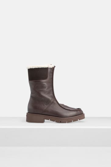 FERRAGAMO Stiefeletten 'Montse' dunkelbraun