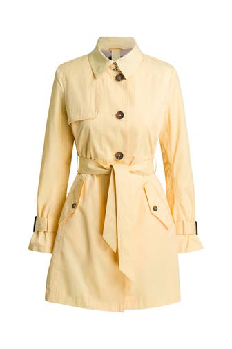 COMMA, Trenchcoat hellgelb