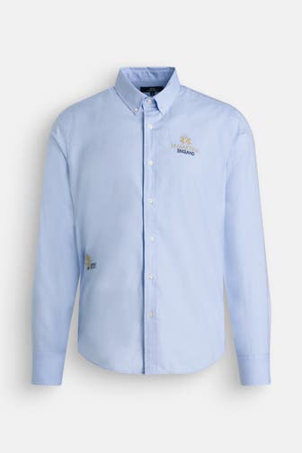 LA MARTINA Casual-Hemd hellblau