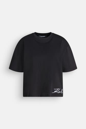 KARL LAGERFELD T-Shirt schwarz