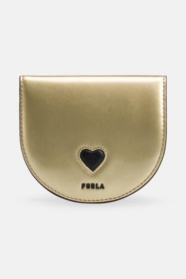 FURLA Kartenetui 'Board Games' gold