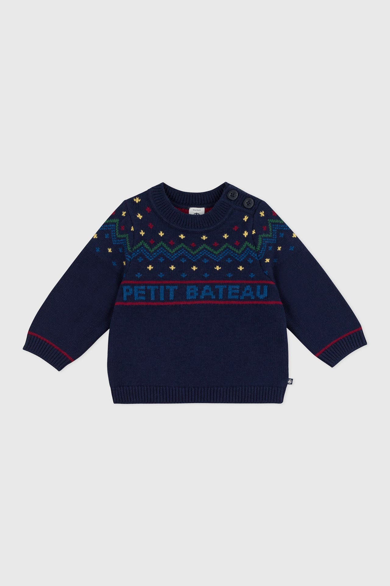 PETIT BATEAU Strickpullover gemustert, Bild 1