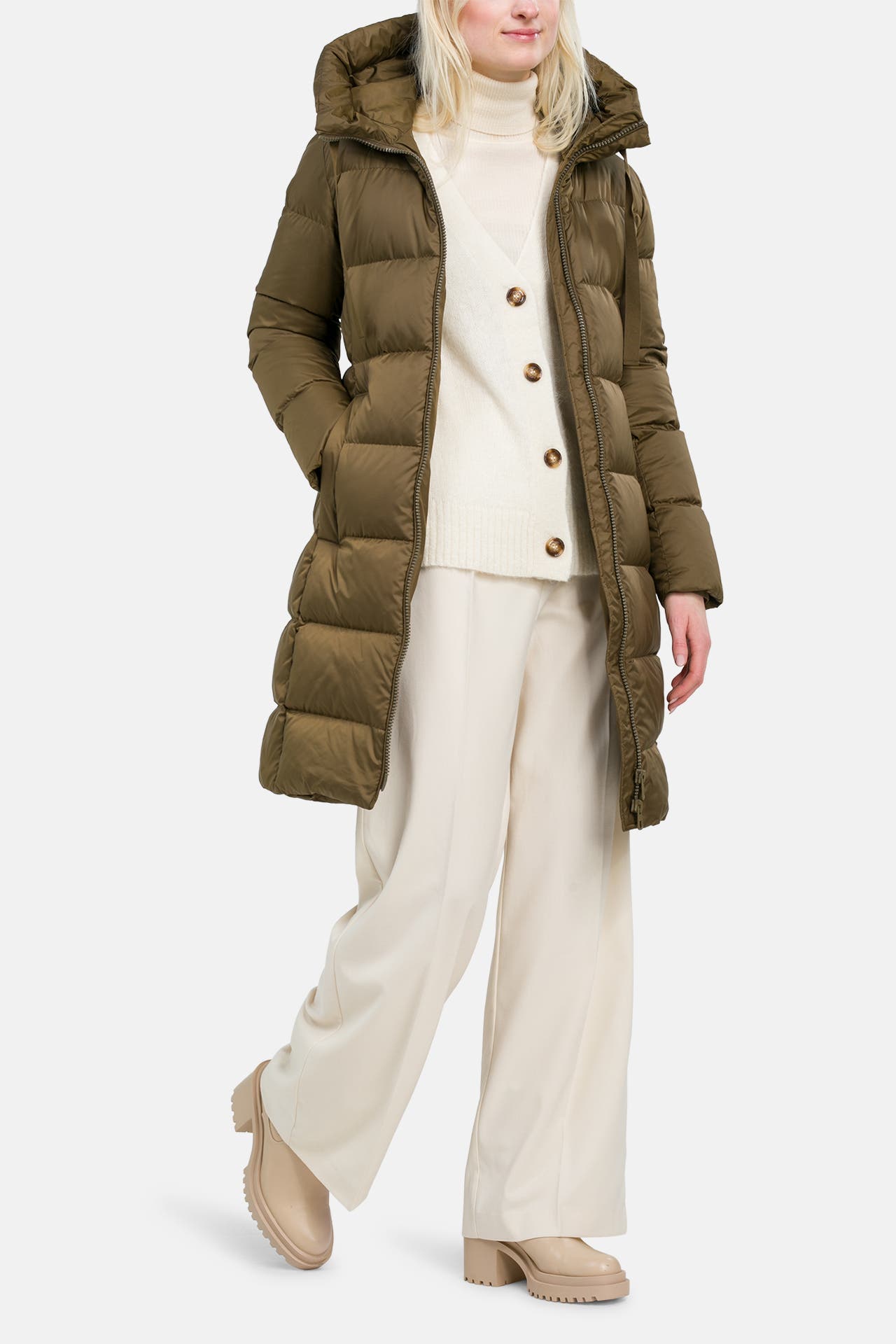 MARC O'POLO Daunenmantel khaki, Bild 1