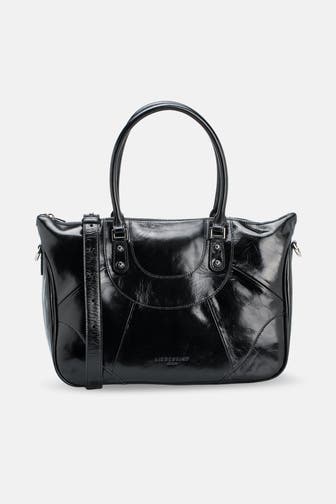 LIEBESKIND BERLIN Handtasche 'Satchel' schwarz